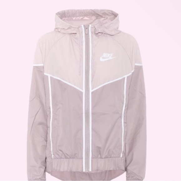 Nike Pastel Rose Pink Windbreaker Size Small - Picture 1 of 4